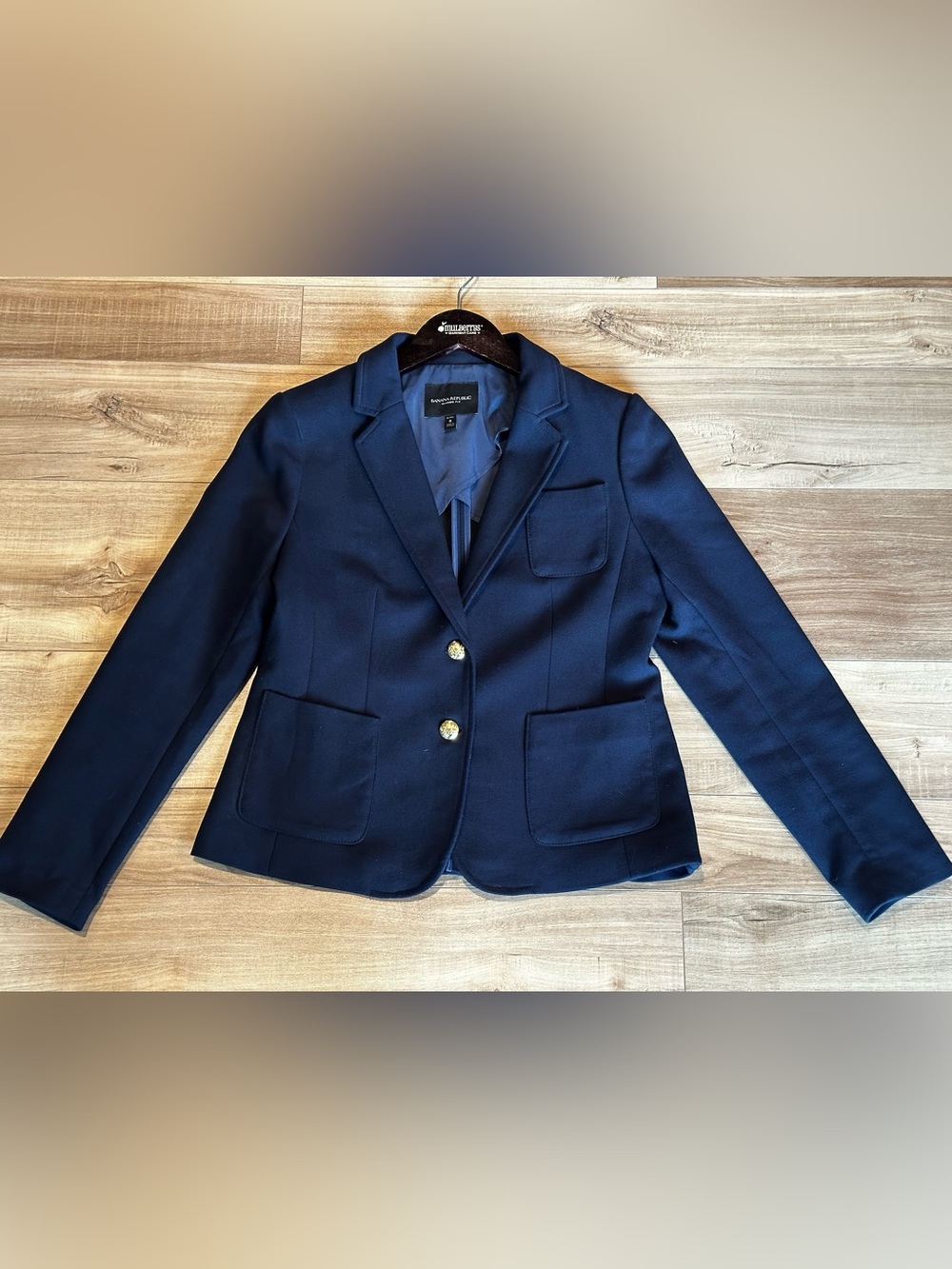 Banana Republic Women's Navy Tailored Blazer - 8P